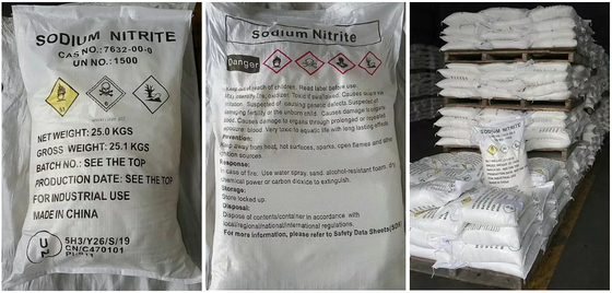 25KG/additivo del nitrito sodio della borsa NaNO2 99% nel rivestimento dei metalli