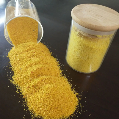 Polvere gialla lucida PAC Policloruro di alluminio Agente per il trattamento dell'acqua