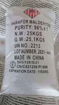 0,05% alcool di Ash Paraformaldehyde Powder Soluble In