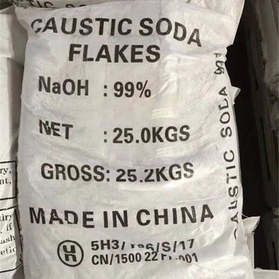 98,5% fiocchi della soda caustica del NaOH di Min Sodium Hydroxide per sapone fabbricante