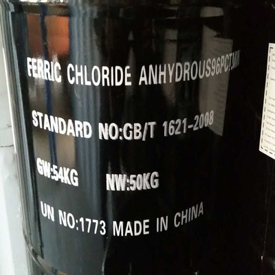 Cloruro ferrico FeCL3 7705-08-0 anidro di 96% per il trattamento delle acque