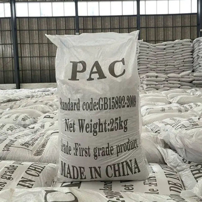 25 kg/BAG PAC Polyaluminio cloruro polvere gialla per il trattamento dell'acqua