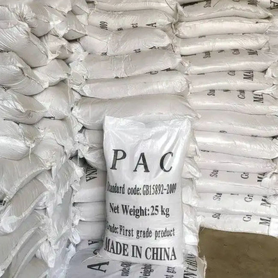 Trattamento dell'acqua Coagulante PAC Cloruro di polialuminio in polvere marrone giallastro