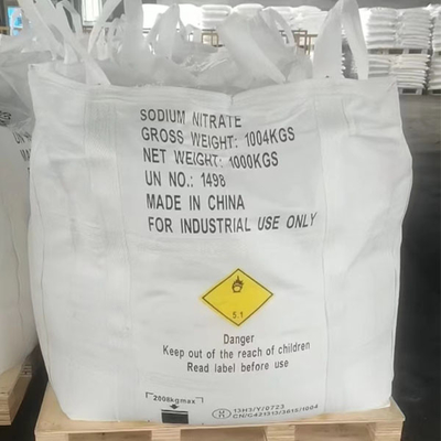 100 kg/BAG NaNO3 nitrito di sodio cristallo bianco utilizzato per la fabbricazione di vetro