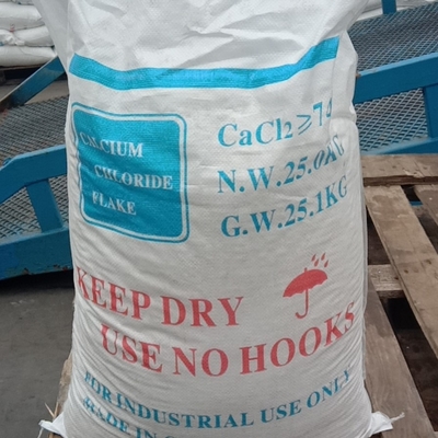 Cloruro di calcio CaCl2 CAS 10035-04-8 25 KG / BAG Utilizzato come essiccante