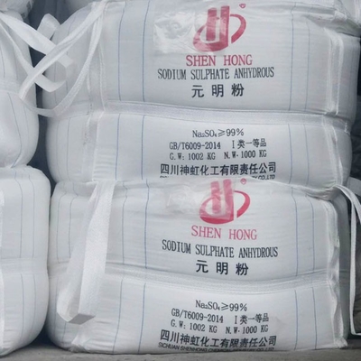 1200 KG / BAG Sale di Glauber Na2so4 Solfato di sodio Anidro 99% Prezzo per detersivo e vetro