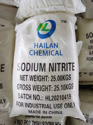 Utilizzato come antisettico NaNO2 nitrito di sodio cristallo bianco
