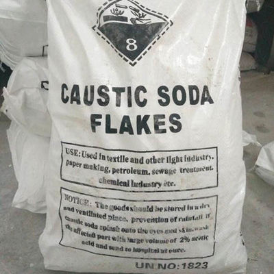 98.5% High Purity NaOH Caustic Soda Flakes - White Crystals, Industrial Grade