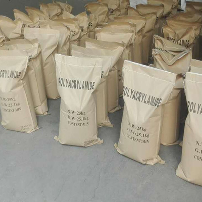 25 KG/BAG PAM Polyacrylamide White Particle CAS 9003-05-8 utilizzato per il trattamento dell'acqua